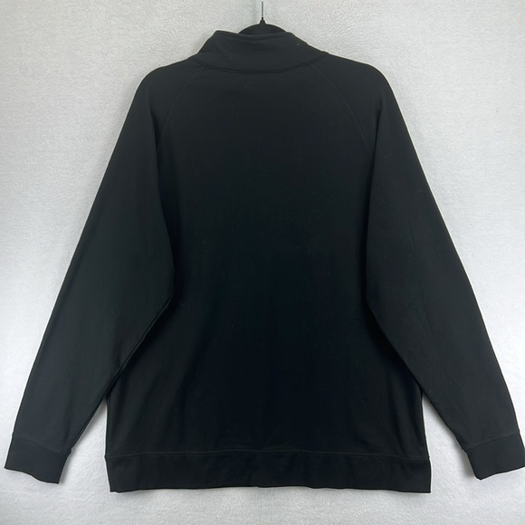Fresh Clean Tees Men’s Shirt Sz XL Black 1/4 Zip Long Sleeve Cotton/Polyester - Picture 4 of 10